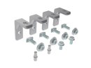 Set of suspension brackets, 60x49x20mm, slot 10, with...