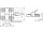 Edelstahl-Kombischarnier 25.25, rechts angeschlagen, aushängbar, Edelstahl, hochglanz poliert, Achse, Edelstahl