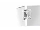 Stainless steel hinge, 50x50mm, hinged right-left, detachable, stainless steel 1.4401