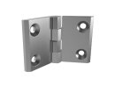 Stainless steel hinge, 50x76mm, not detachable, stainless steel 1.4401