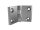 Bisagra de acero inoxidable, 50x76 mm, no desmontable, acero inoxidable 1.4401