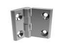 Stainless steel hinge, 50x63mm, not detachable, stainless...