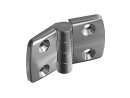 Stainless steel combi hinge 40.40, not detachable, stainless steel, highly polished, axle, stainless steel