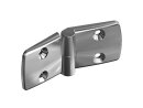 Stainless steel combination hinge 60.60, hinged on the right, detachable, stainless steel, highly polished, stainless steel axle