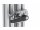 Door lock with double-bit closure, aluminum die-cast, 1x key double-bit, for profile 30x30 and 45x45 incl. 2x screw DIN 912 M6x30, 1x washer DIN 934 for M6, 1x anchor M6, 1x washer DIN 9021, 3x T-nut slot 8 M6, 3 T-nut slot 10 M6
