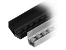 Lateral guide rail 32mm, black PVC, ESD, for roller...