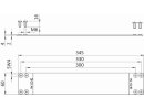 Piastra di collegamento per binario di guida FIFO (set) | Set VPA 1