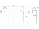 Überhänge-KANBAN-Etikettenhalter 78  | F02012A1/4H | VPA  10 Stück