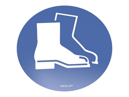 Fußschutz benutzen Bodenschild    | VPA  1 Stück