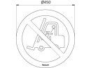Prohibited for industrial trucks Floor sign | VPA 1 piece