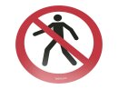 Prohibido para peatones Señal de suelo | VPA 1 pieza