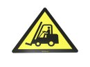 Advertencia de señal de piso de camiones...