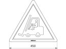 Warning of industrial trucks floor sign | VPA 1 piece