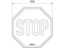 Stop Bodenschild    | VPA  1 Stück