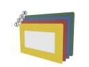 Bodenfenster 1/3 DIN A4 hoch gelb  RAL 1018   | VPA  10 Stück