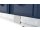 Porta etichette magnetiche aperto lateralmente 60 blu RAL 5017 100mm | VPA 50 pezzi