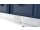 Porta etichette autoadesive aperto sul lato 60 blu RAL 5017 200mm | VPA 50 pezzi