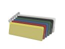 Porta etichette magnetiche aperto in alto 37 giallo RAL 1018 | VPA 50 pezzi