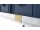 Porta etichette magnetiche aperto in alto 50 blu RAL 5017 | VPA 50 pezzi