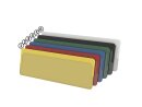Self-adhesive label sleeve open at the top 37 yellow RAL 1018 | VPA 50 pieces