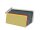 Porta etichette autoadesive, aperto in alto, 50 giallo RAL 1018 | VPA 50 pezzi