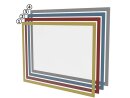 Magnetic document window DIN A3 red RAL 3020 | VPA 10 pieces