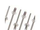 Blind rivets DIN 7337-A2 size selectable 3X8