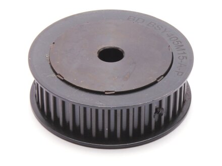 Toothed belt wheel BSY405M15-A-P10 (Steel, 2 clamping screws)