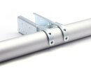 Variable holder outside St D30 type F, with 6 button-head screws self-drilling DIN 7504 form N -3.9x16, galvanized