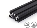 Aluminiumprofil schwarz 30x60L B-Typ Nut 8 , 1,49kg/m,...