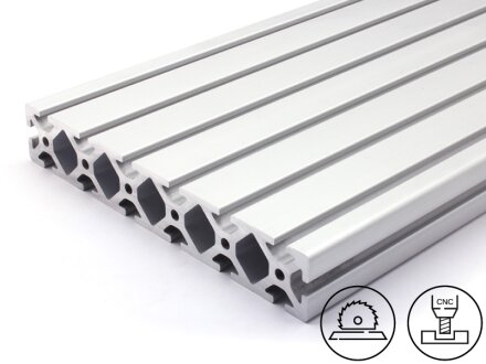 Aluminum Profile 40x240S (heavy) I-Type Groove 8, 12,75kg/m, Customized Cutting 50 to 6000mm