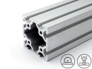 Profilo in alluminio 80x80S (pesante) I tipo con...