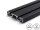 Aluminum Profile Black 80x16E (eco) I-Type Groove 8, 1,26kg/m, Customized Cutting 50 to 6000mm