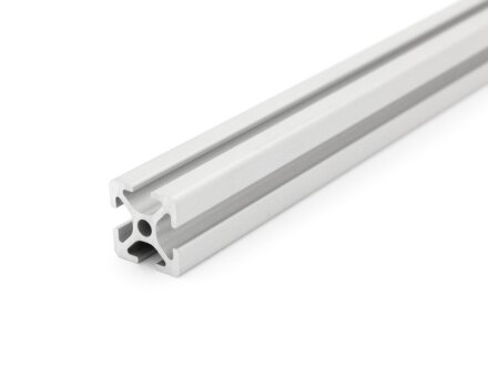 Aluminiumprofil 20x20 L I-Typ Nut 5 silber eloxiert Aluminium Alu Profil - Standardlänge