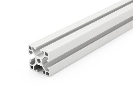 Aluminiumprofil 30x30 L I-Typ Nut 6 (leicht) silber eloxiert Alu Profil - Standardlänge  50mm