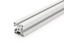 Aluminiumprofil 30x30 L I-Typ Nut 6 (leicht) silber eloxiert Alu Profil - Standardlänge  200mm