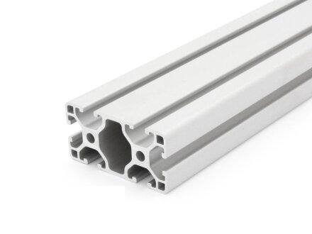 Profilo in alluminio 30x60 L asola tipo I 6 chiaro argento