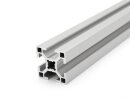 Aluminiumprofil 30x30 L B-Typ Nut 8 (leicht) silber eloxiert Alu Profil - Standardlänge  1500mm