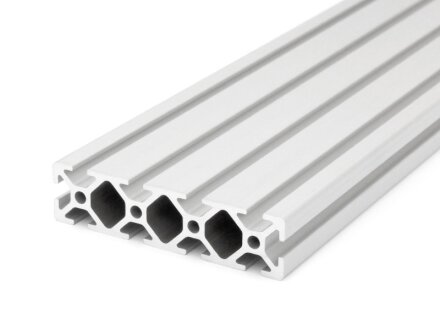 Aluminiumprofil 20x80 L I Typ Nut 5 leicht Alu Profil silber eloxiert - Standardlänge  600mm