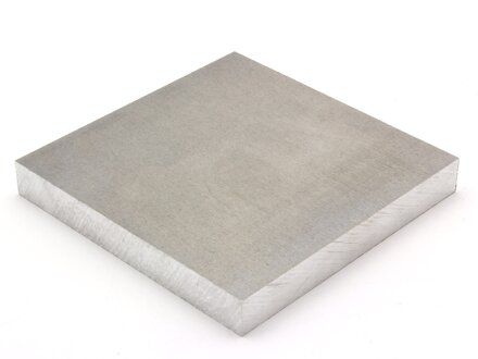 Placas de aluminio EN AW-5083 Alu Placa, sin láminas, Espesor 10mm, Amplio 100mm, 2,7kg/m, Corte 20-3000mm