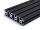 Aluminiumprofil schwarz 40x160 L I-Typ Nut 8 leicht Alu Profil - Standardlänge  400mm