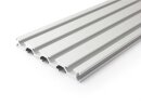Aluminiumprofil 120X15 L B Typ Nut 8 leicht silber eloxiert Alu Profil - Standardlänge  500mm