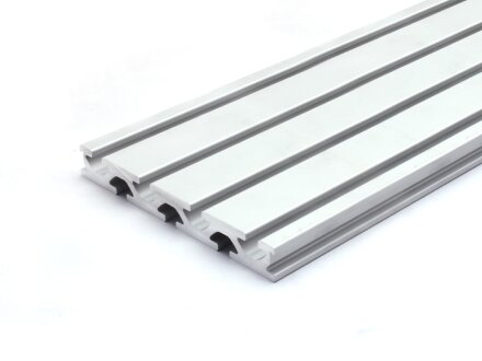 Perfil de aluminio 20x152 S panel tipo I ranur 8 pesado plata  200mm