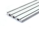 Perfil de aluminio 20x152 S panel tipo I ranur 8 pesado plata  300mm