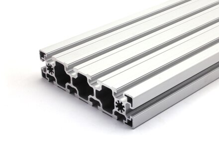 Aluminum profile 45x180 S B type slot 10 heavy silver Alu profile