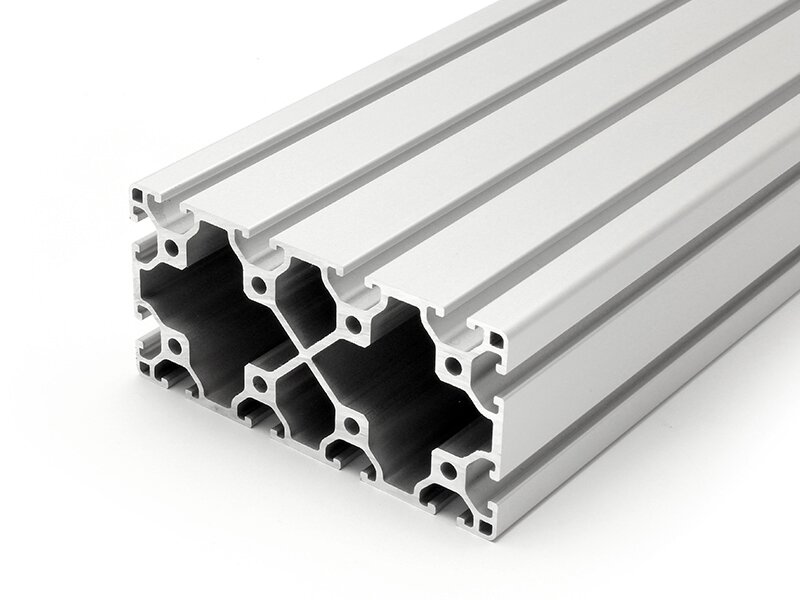 Black aluminium profile 20x40 type b slot 6 10,80 €/m + 0,25 € pro cut