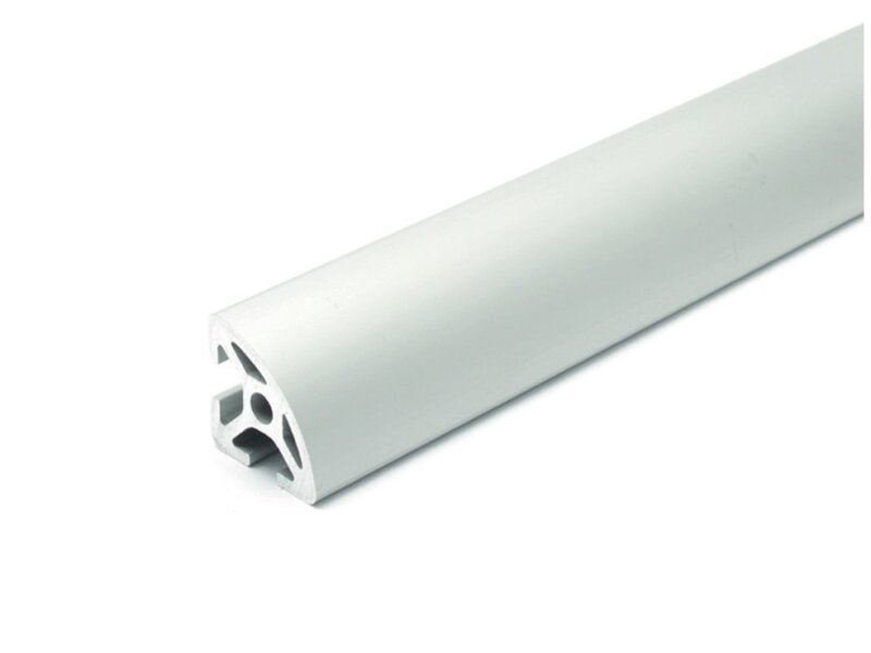 anodizzato argento Lunghezze standard 50mm leggero Profilo in alluminio 20x20L tipo B slot 6