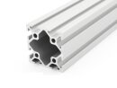 Profilo in alluminio 40x40 L asola tipo I 5 chiaro argento  50mm