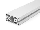 Profilé aluminium design 40x80 L 2 gorges en I invisible 8 Alu