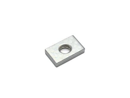 Threaded plates B-type groove 6 / threaded plates - thread selectable: M4, M5 or M6